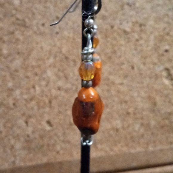 Earrings  /  Dangling  /  Handmade - Picture 2 of 4